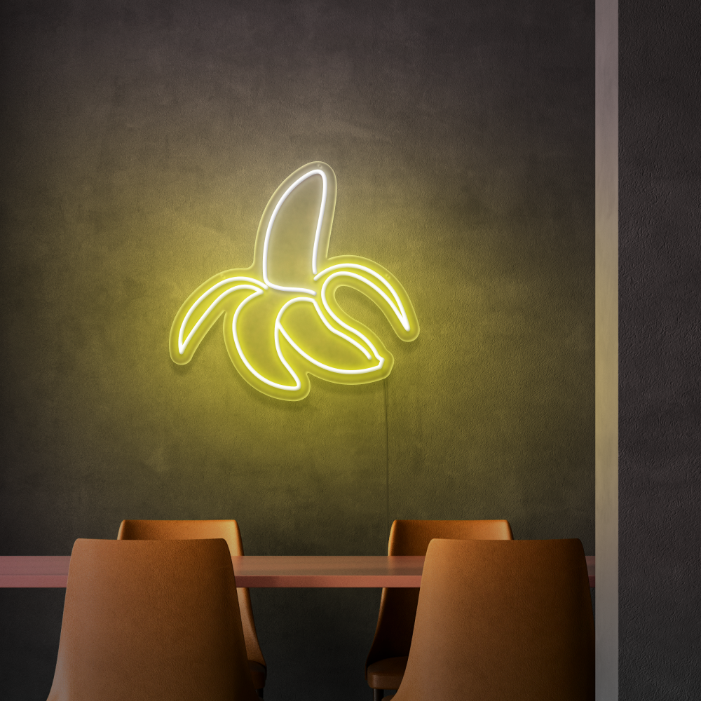 Banana Neon Sign  Sketch & Etch US