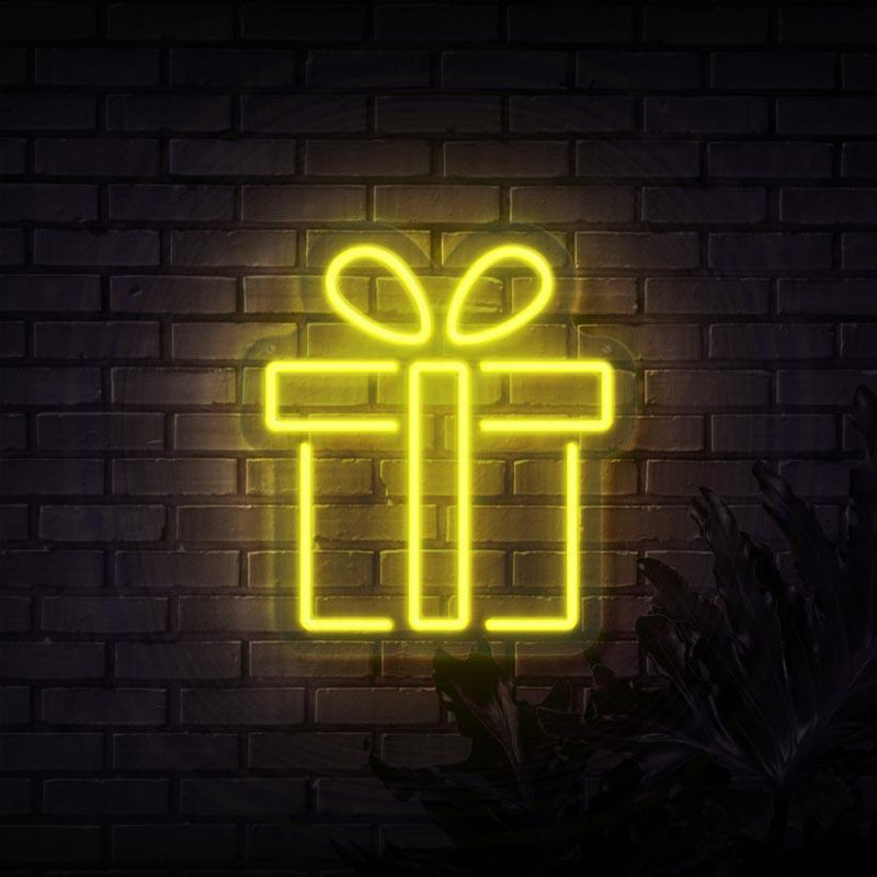 Christmas Present Neon Sign