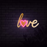 Cursive Love Neon Sign