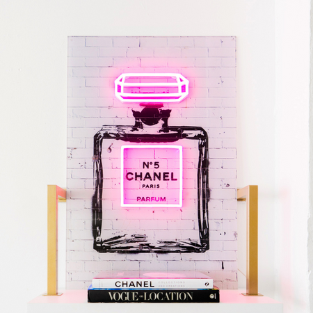 Neon Marilyn Monroe Chanel No. 5 Picture
