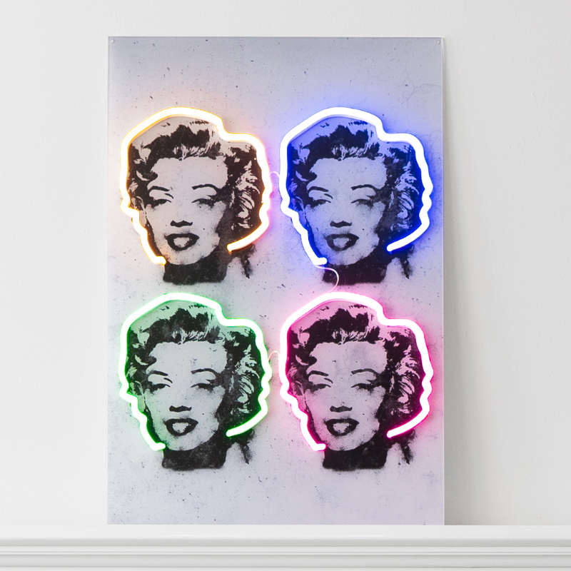 Neon Marilyn Monroe Chanel No. 5 Picture