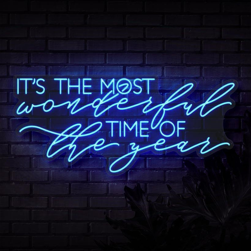 It's The Most Wonderful Time of the Year Neon Sign