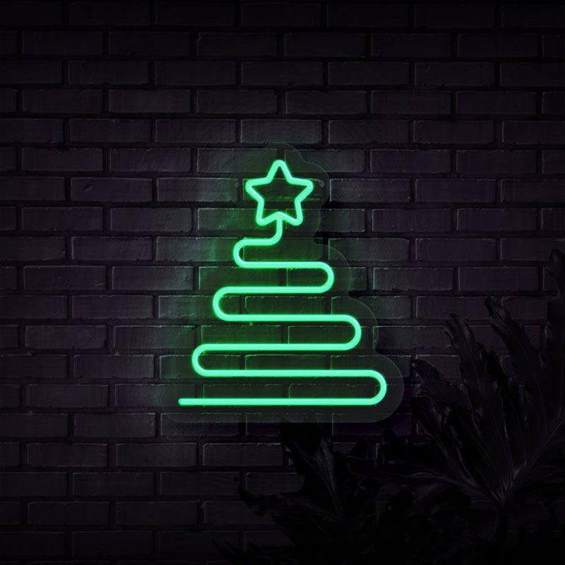 Star Tree Neon Sign