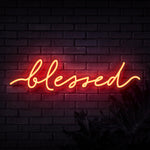 Blessed Neon Sign - Sketch & Etch Neon