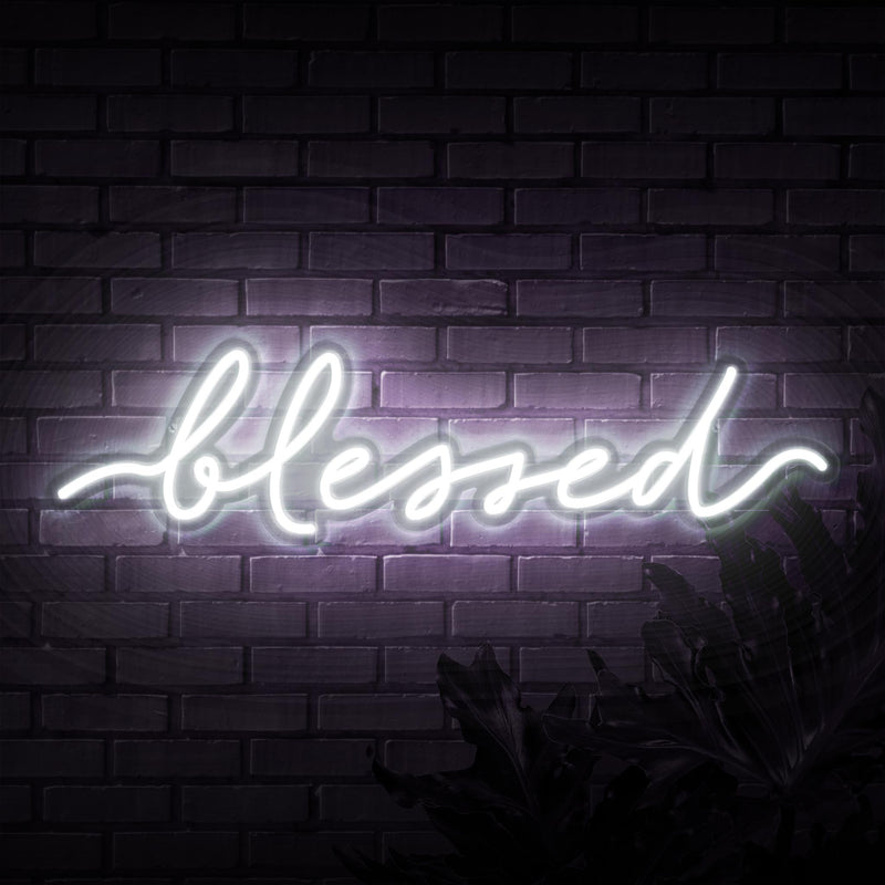 Blessed Neon Sign | Sketch & Etch US