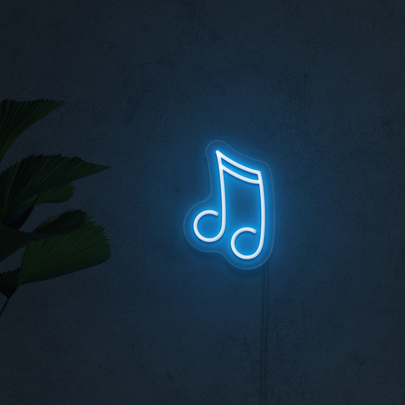 Music Note Neon Sign