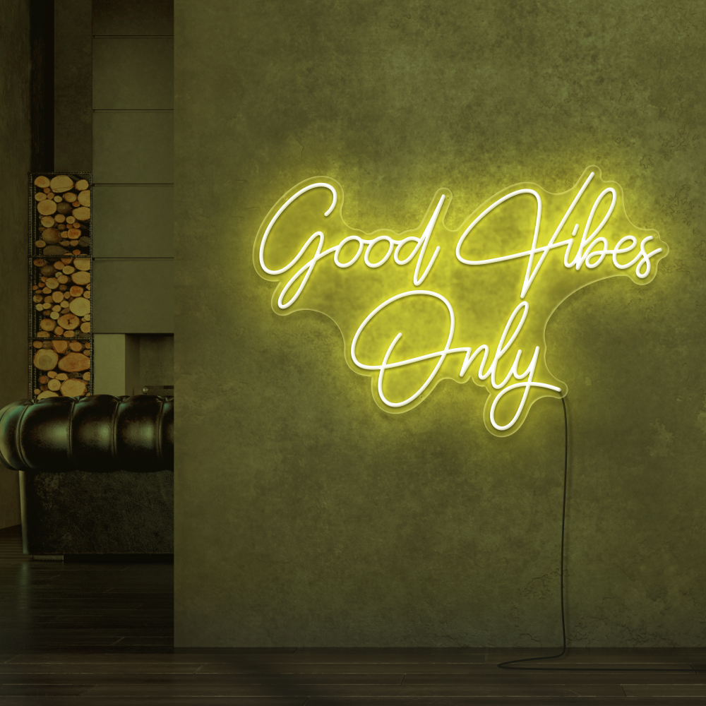 Good Vibes Only' Neon Sign