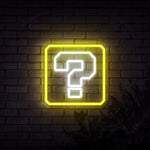 Mario Question Block Neon Sign - Sketch & Etch Neon